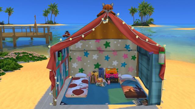 Кемпинг | Строительство | Camping | Building | Stop-Motion | NOCC | The Sims 4 смотреть онлайн