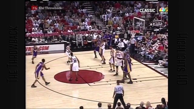 NBA Playoffs 2000. Portland Trail Blazers vs LA Lakers Game 6 Highlights Kobe Bryant 33 HD 720p смотреть онлайн
