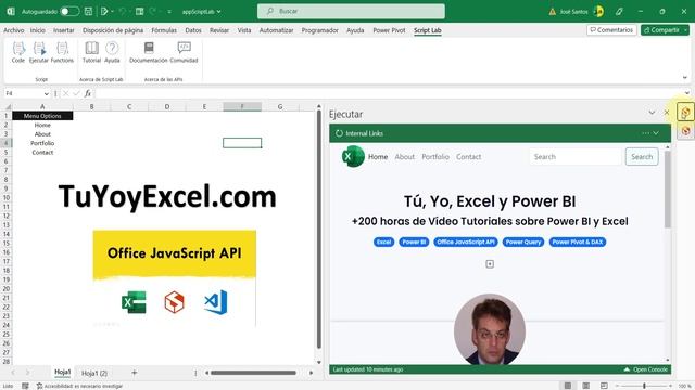 Crea Internal Links en una Applicación Creada en Script Lab con TypeScript, HTML y CSS смотреть онлайн