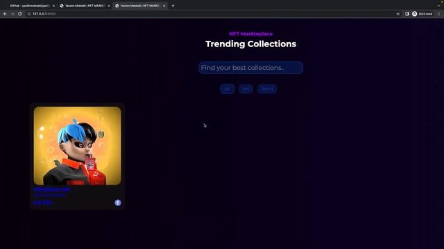 HTML, CSS ve Javascript İle NFT Market'i Kodluyoruz смотреть онлайн