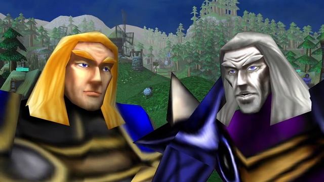 ВСТРЕЧА ДОБРОГО И ЗЛОГО АРТАСА (WARCRAFT 3) смотреть онлайн