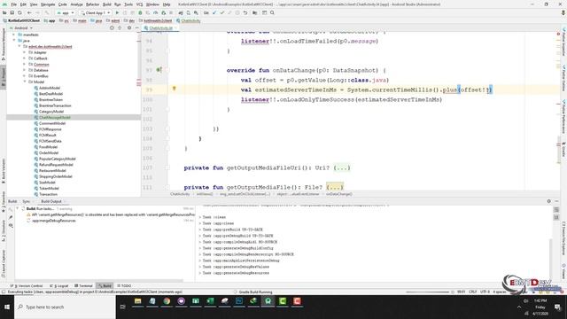 Kotlin Android Tutorial - New Eat It part 91 Client app add Chat смотреть онлайн