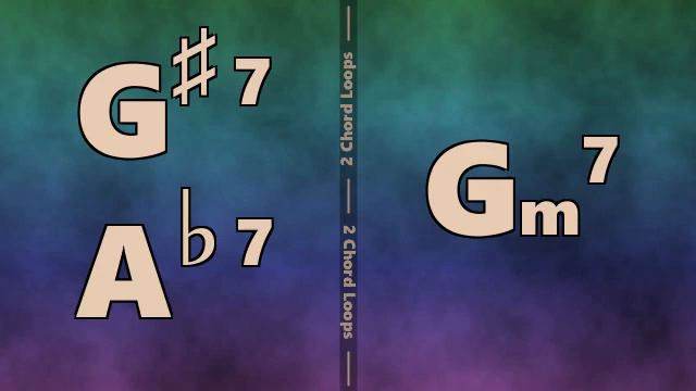 Ab7 (G#7) to Gm7 Backing Track смотреть онлайн