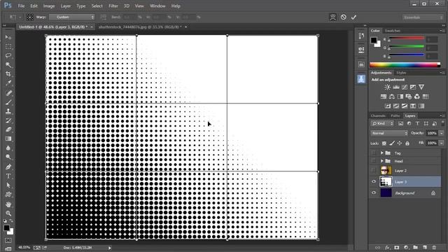 Photoshop Halftone Effect смотреть онлайн