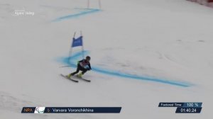 Varvara Voronchikhina | Women Giant Slalom Standing 1 | Para Alpine World Cup 2018 | Kranjska Gora