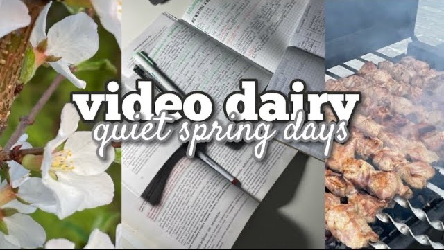 video dairy// quite spring days смотреть онлайн