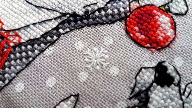 Как сделать зимний сюжет еще КРУЧЕ? / Вышивка крестиком смотреть онлайн