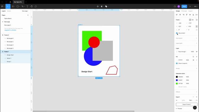 Figma with #Designstart: How "clip content" works in Figma #figma #clip #figmadesign смотреть онлайн