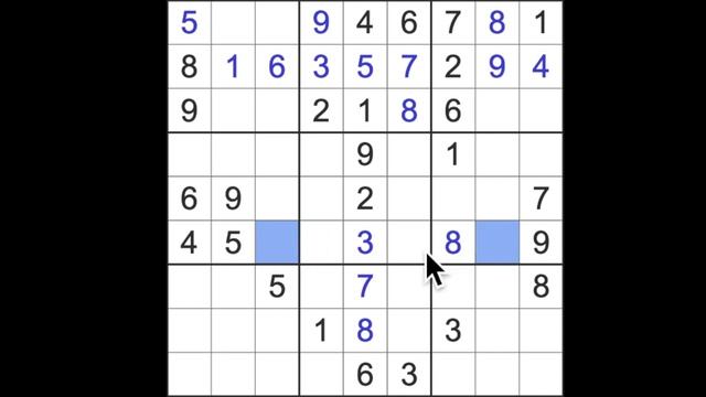 Sudoku solution – New York Times sudoku 31 March 2023 Hard level смотреть онлайн