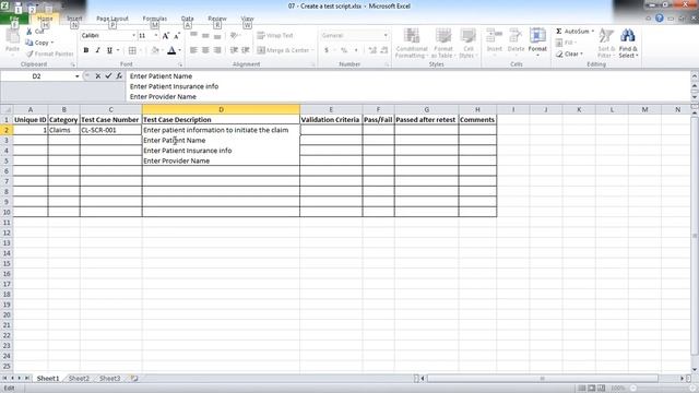 Software testing using excel - How to create a test script смотреть онлайн