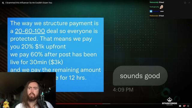 I Scammed this Influencer So He Couldn't Scam You | Asmongold Reacts смотреть онлайн