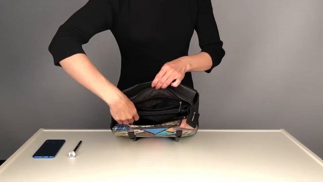 Сумка Eleganzza Z 1574 multicolor black смотреть онлайн