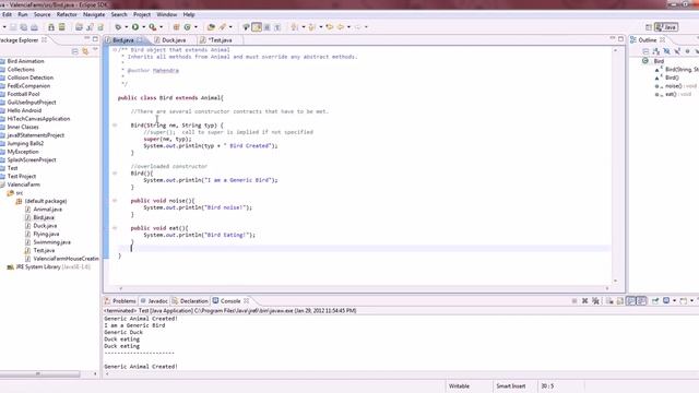 Java Casting and Creating смотреть онлайн