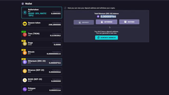 RollerCoin - сколько удалось заработать за 3 недели игры без вложений смотреть онлайн