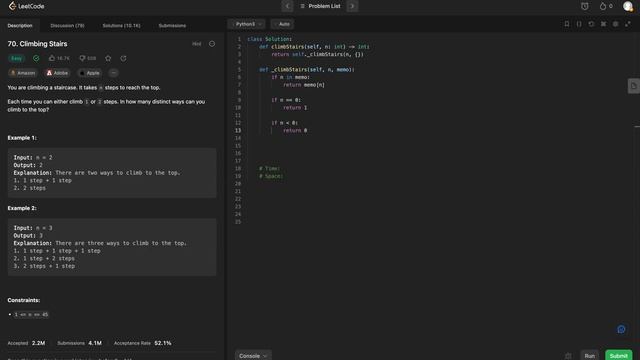 LeetCode 70 - Climbing Stairs: A Microsoft Journey смотреть онлайн