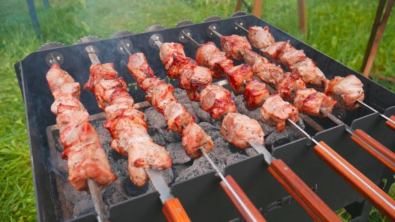 Шашлык СССР но правильный! Рецепт шашлыка с уксусом. смотреть онлайн