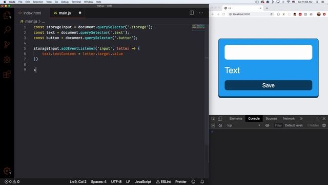 LocalStorage for beginners (HTML and Javascript) смотреть онлайн