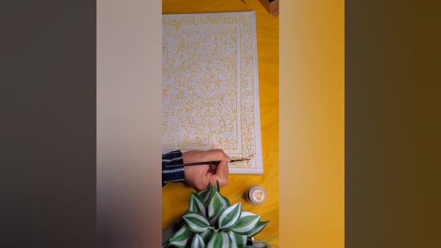 Meenakari Painting on Canvas смотреть онлайн