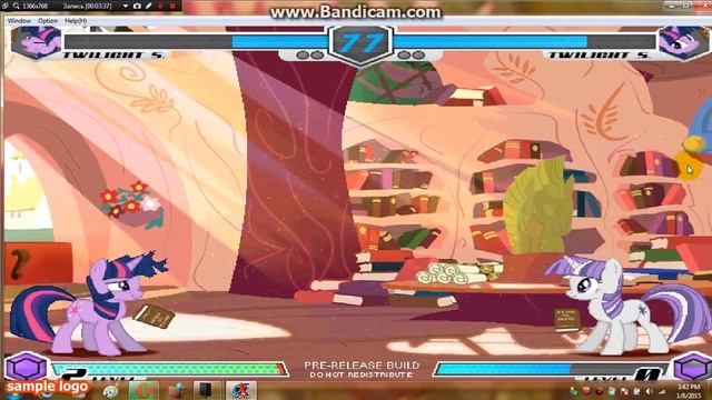 Обзор на игру MLP Fighting Is Magic Бои Поняш!!! Twilight Sparkle. смотреть онлайн