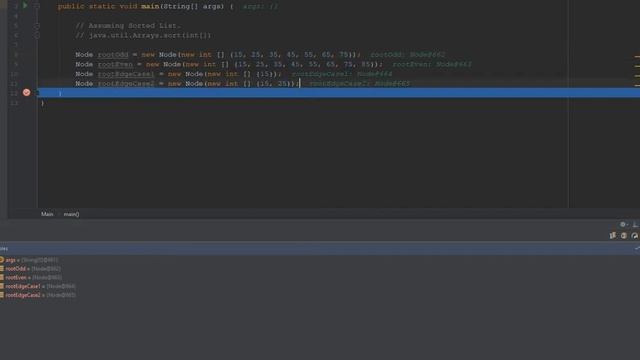 Creating a Binary Tree from an Array of Integers in Java. смотреть онлайн
