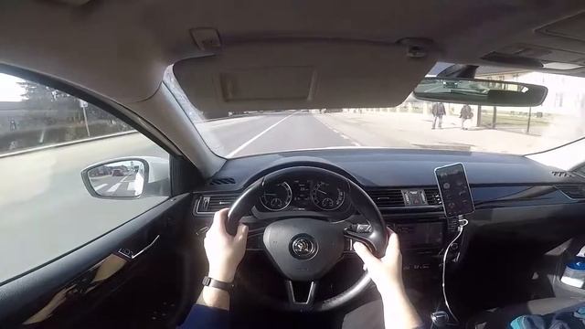2017 Skoda Rapid Facelift - 1.4TSI 125HP-CZCA DSG-7 Speed | POV, Acceleration