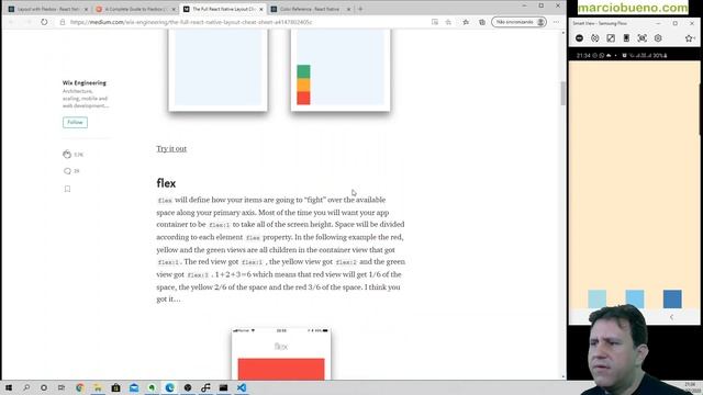 Visão Geral de Layout no React Native com Flexbox смотреть онлайн