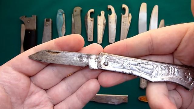 Складные ножи СССР завода Заря с.Давыдково в коллекции ножей РИ и СССР / USSR knife collection смотреть онлайн