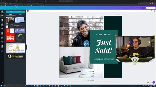 How to create images for LinkedIn using Canva смотреть онлайн