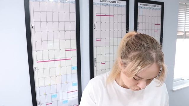 Planning ahead for a balanced life – how to use a wall calendar effectively // How I plan ahead смотреть онлайн