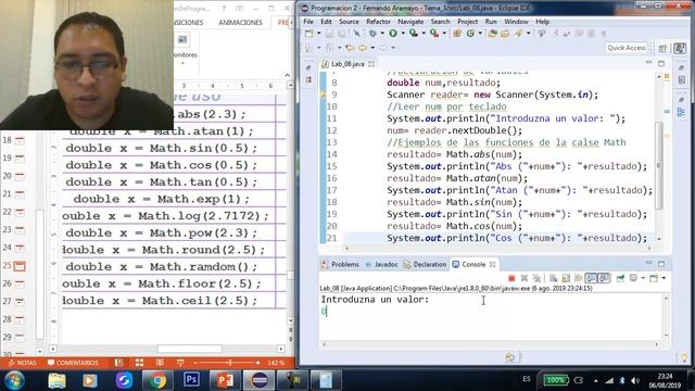 Tema 3 Cap 2 Punto 5 Funciones de la Clase Math смотреть онлайн