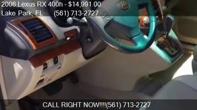 2006 Lexus RX 400h Base 4dr SUV for sale in Lake Park, FL 33 смотреть онлайн