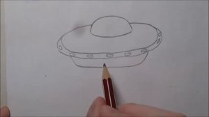 РИСУЕМ летающую тарелку | Мастер-класс