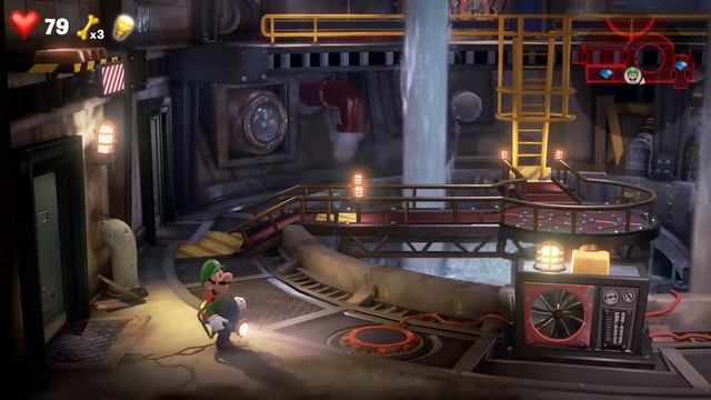 Luigi's Mansion 3 (Особняк Луиджи 3 прохождение на русском) # 14 Босс  водопроводчик ( B2 )Котельна