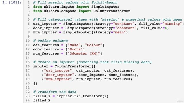 9.11 Getting Your Data Ready Handling Missing Values With Scikit-learn смотреть онлайн