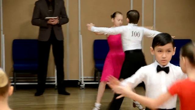 Танц.конкурс 22дек2013 Аттестация Малышев и Титова Самба смотреть онлайн