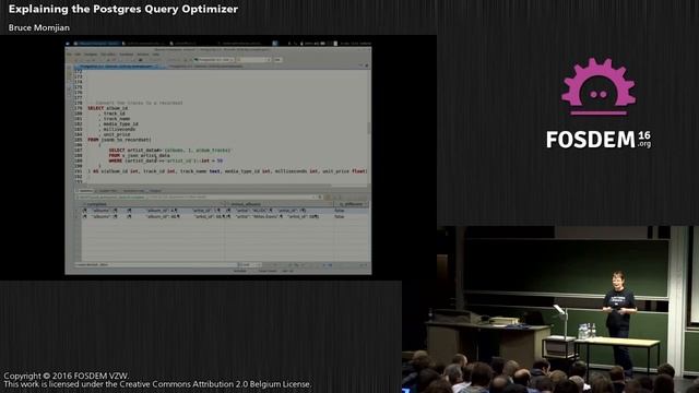FOSDEM 2016 - Explaining the Postgres Query Optimizer смотреть онлайн