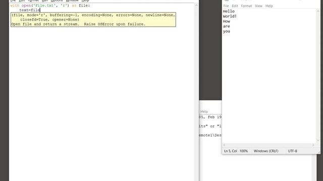 Python file - Replace new lines in a text file смотреть онлайн
