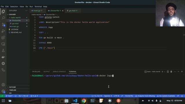Docker Project | Deploying a Hello World Golang Application to Docker смотреть онлайн