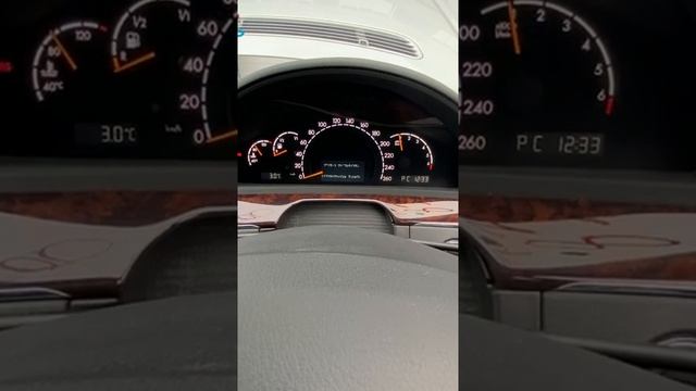 Mercedes-Benz S-class W220, проверка работы двигателя и замер компрессии 112.972 смотреть онлайн