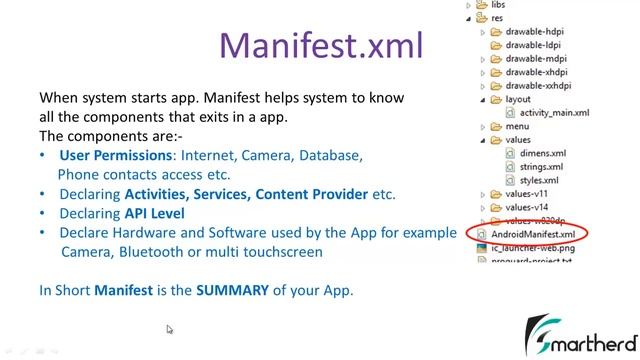 #8 Android Application Development Tutorial : Manifest file in Android смотреть онлайн