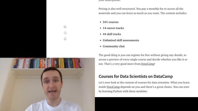 Is DataCamp Data Science Career Track worth your time? смотреть онлайн