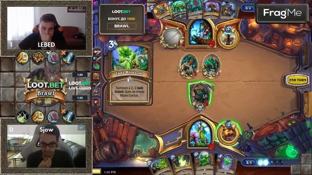 Sjow vs LEBED. Loot.bet Brawl Final. 22/08/17 смотреть онлайн