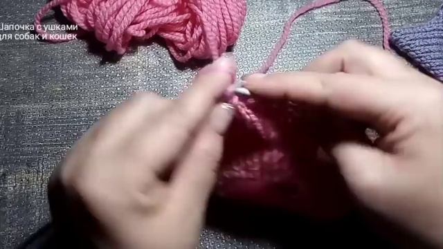 Шапочка с ушками для собак и кошек, DIY Hat for dogs and cats смотреть онлайн