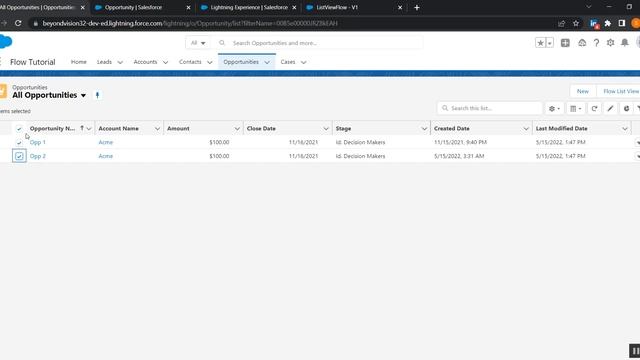 Pass Selected Record Ids to Flow in List View Button - Salesforce How-to Guide смотреть онлайн