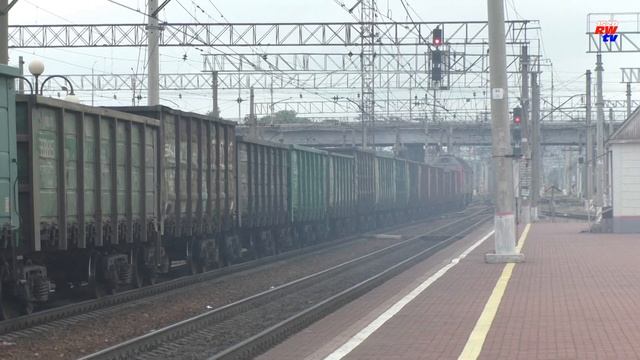 2ТЭ25Км-0013 на станции Тула-I-Курская | 2TE25Km-0013, Mikhailovka platform смотреть онлайн