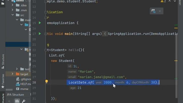 LocalDate.of() java смотреть онлайн