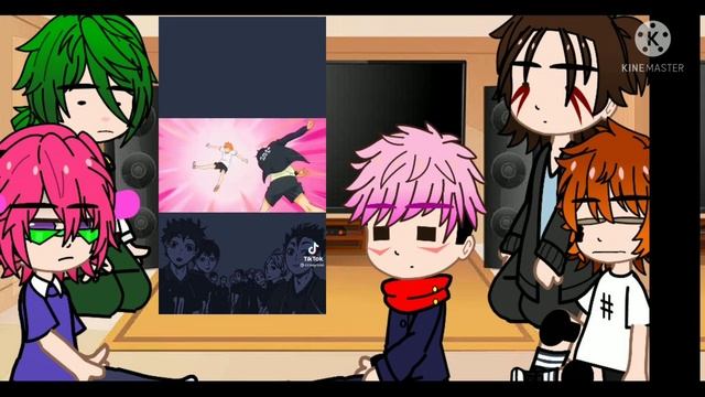 my favorite anime characters react to each other/haikyuu/hinata shoyo смотреть онлайн