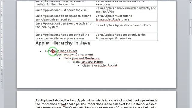 4BCA Java Programming (Introduction and life cycle of Applet) смотреть онлайн