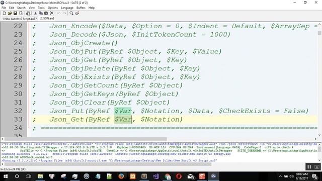 json decode autoit смотреть онлайн