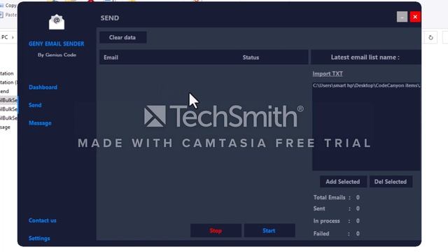 GENY SMTP BULK EMAIL SENDER - GENIUS CODE смотреть онлайн